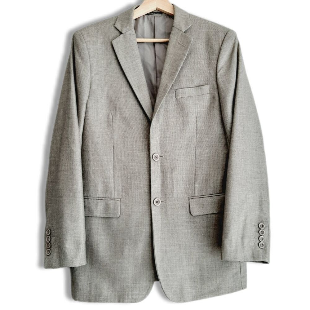 CIGLIANO / Super 100's High Performance Fabric Blazer Jacket Gray Men's Sz 34 R